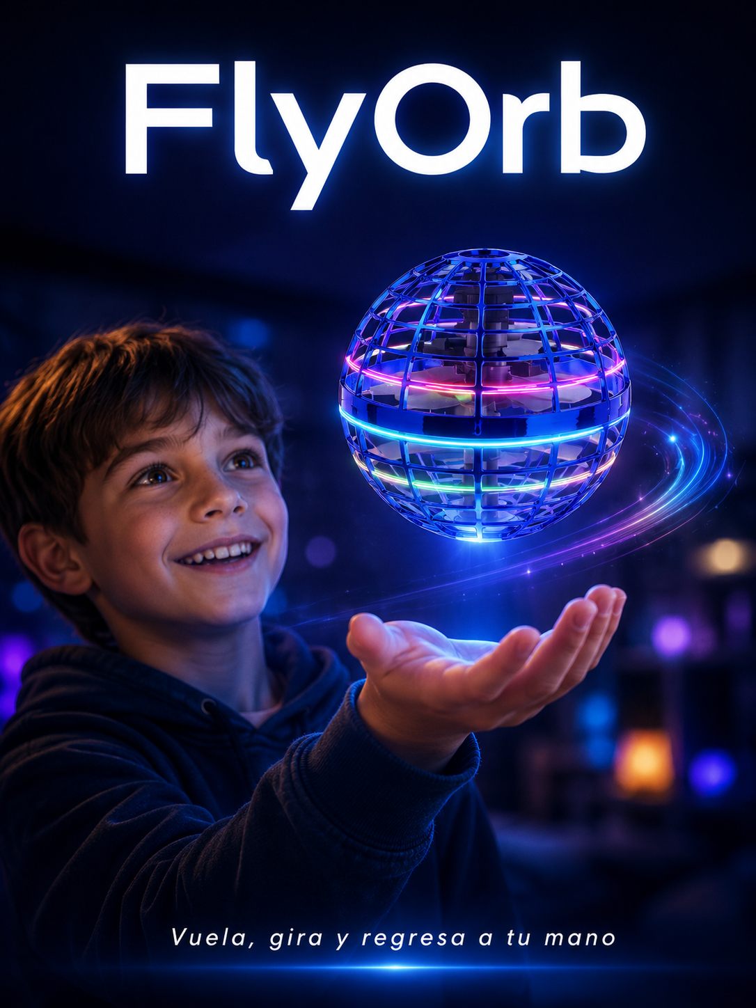FlyOrb — la bola voladora que regresa a tu mano, 50% OFF hoy