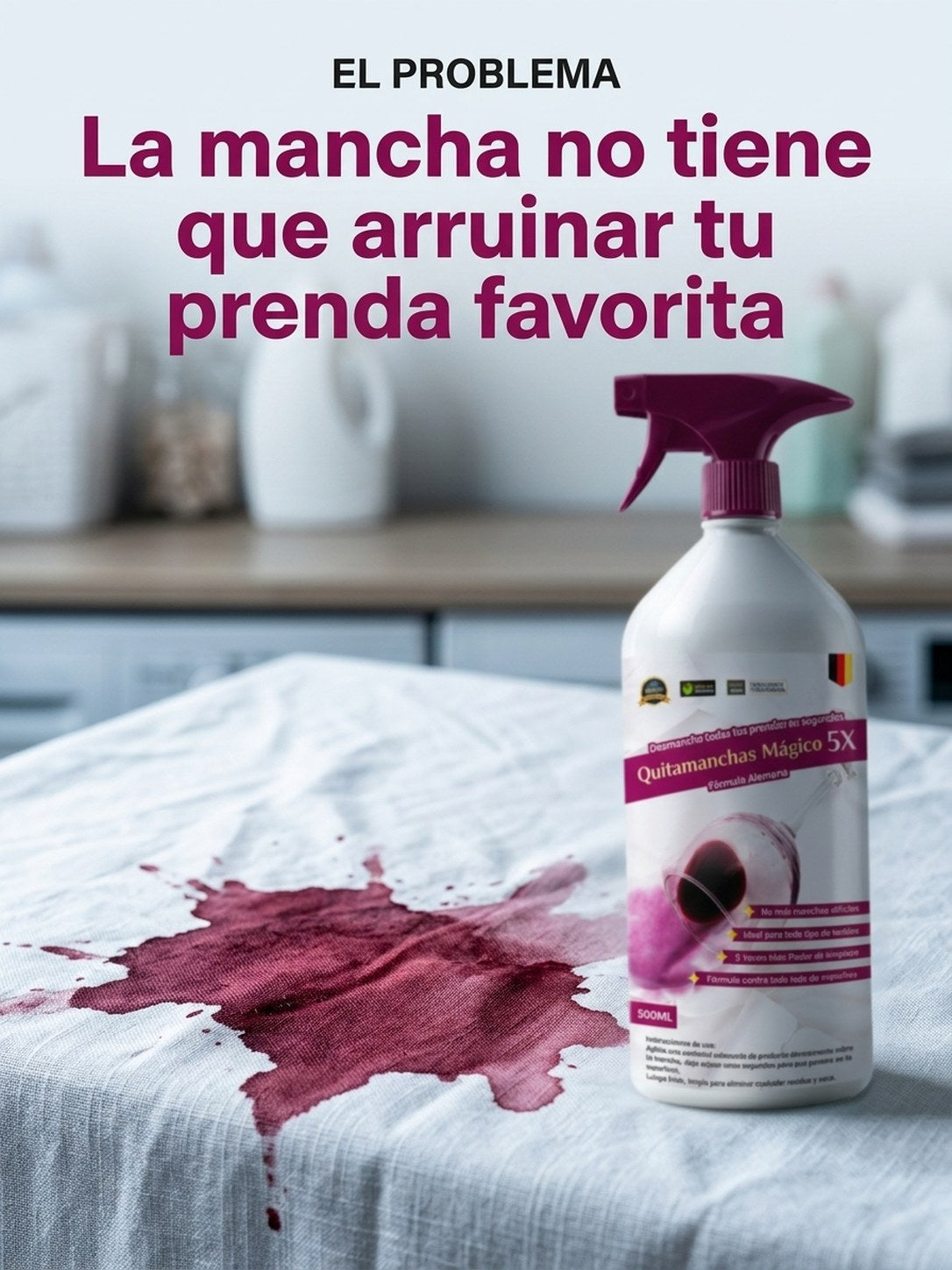 La mancha no tiene que arruinar tu prenda favorita