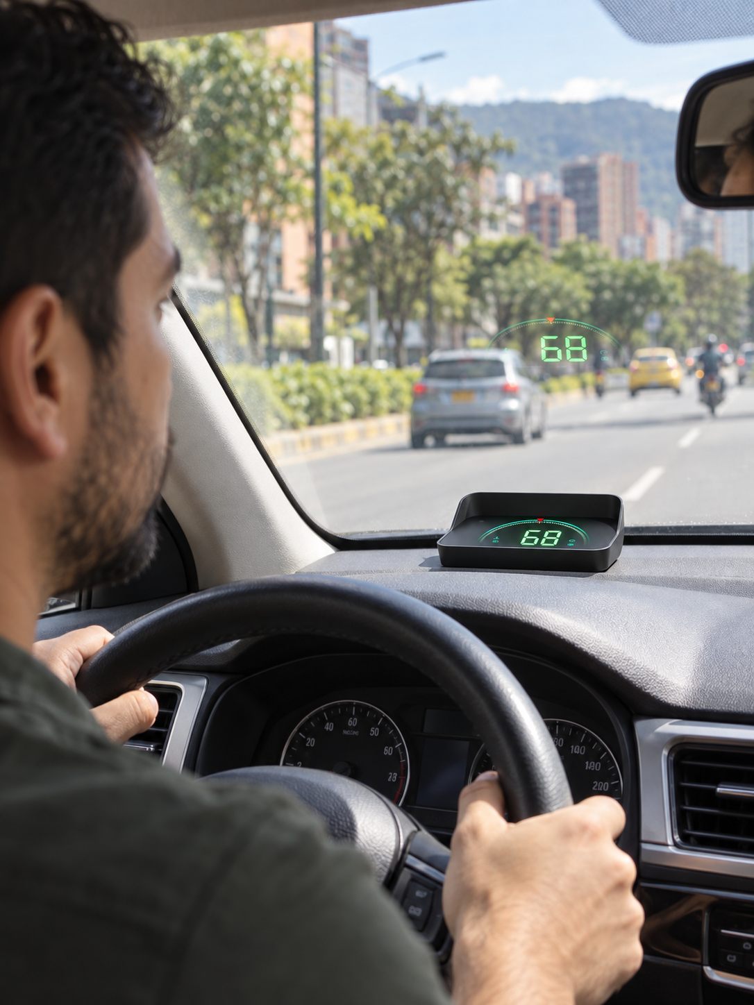 SpeedVue — mira tu velocidad sin bajar la vista, 50% OFF hoy