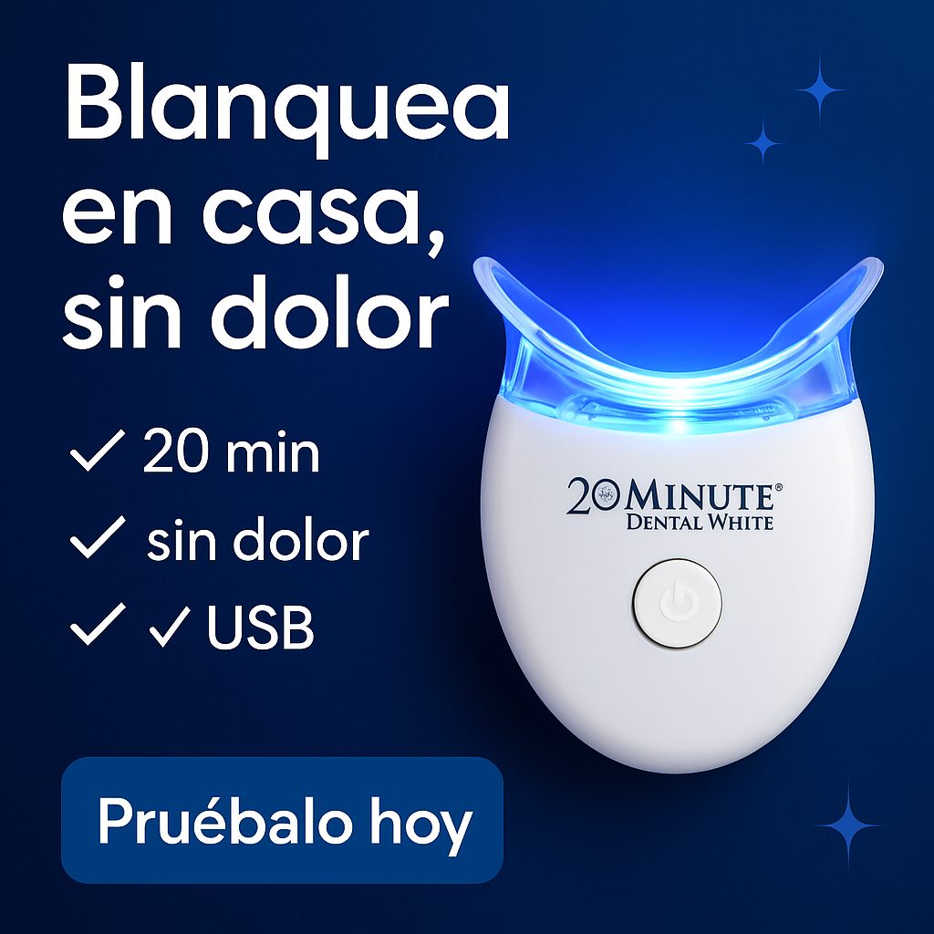 Blanqueador Dental Rápido Whitelight — blanquea en casa, sin dolor